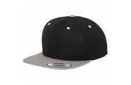 Black/Silver Snapback