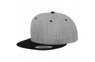 H. Grey/Black Snapback