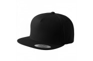 Black 5 Panel Snapback