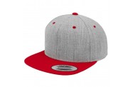 H.Grey/Red Snapback