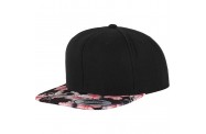 Red Floral Snapback