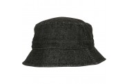 Black Denim Bucket Hat