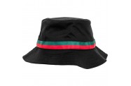 Black Stripe Bucket Hat