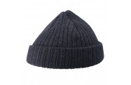 Navy Mel. Beanie