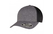 Melange Charcoal/Black Baseball 110 Mesh