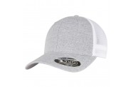 Melange Silver/White Baseball 110 Mesh