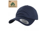 Navy Organic Dad Cap