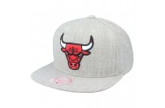 Bulls Heather Grey Snapback